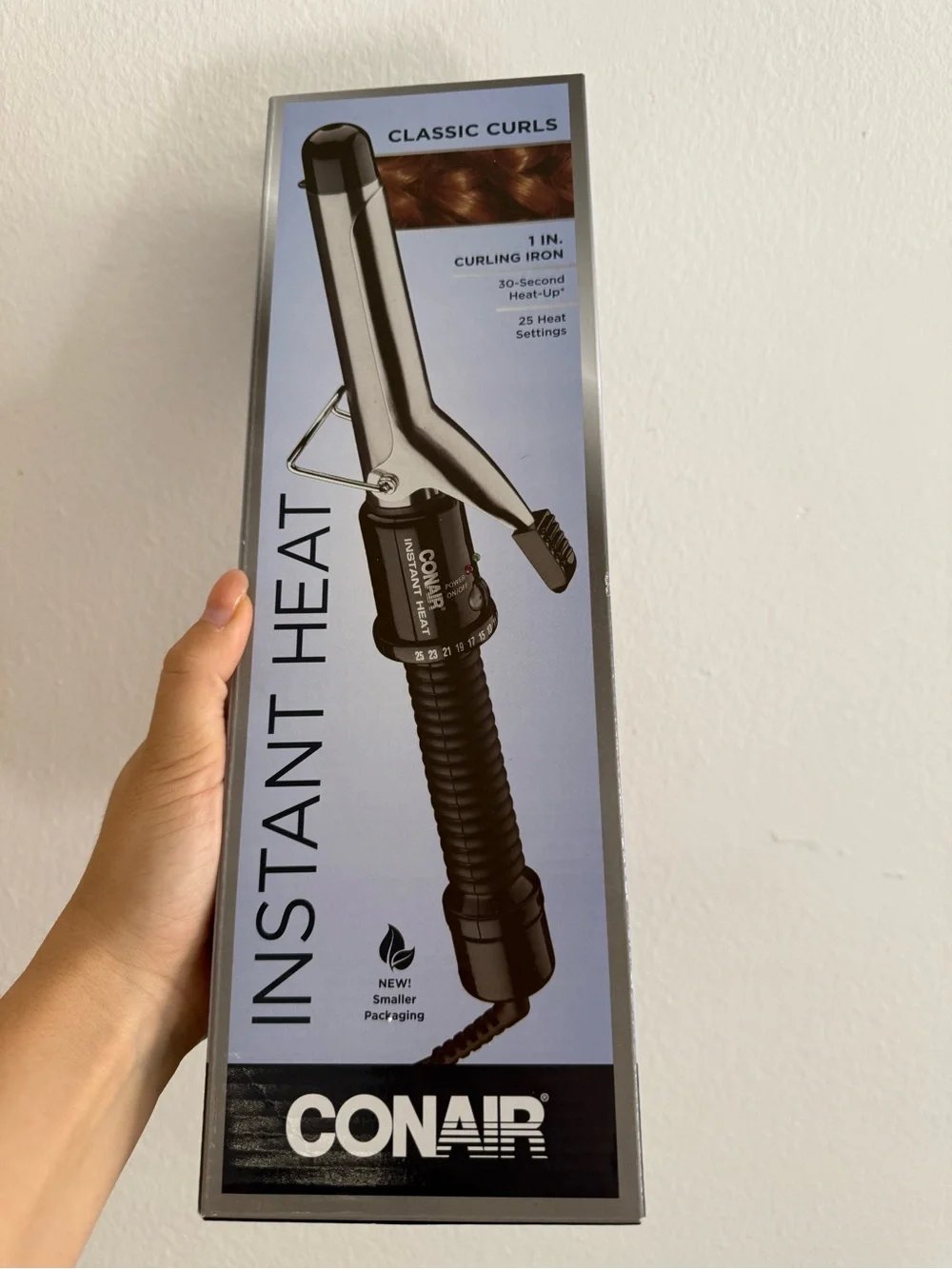 Conair Instant Heat 1” Curling Iron — New / Classic Curls